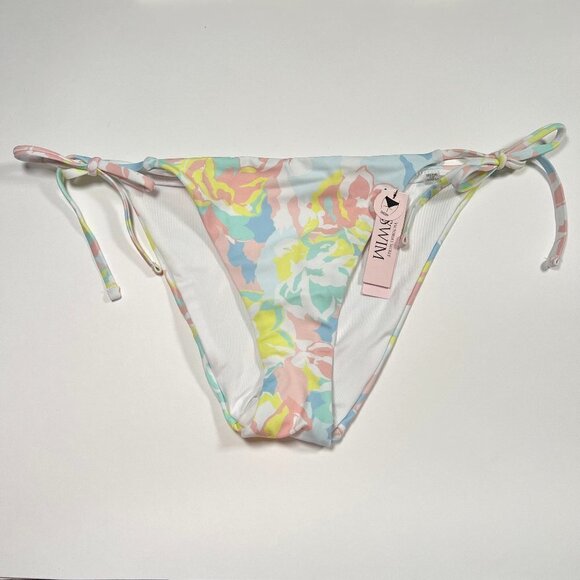 Victoria Secret 38C L Twist Front Push Up Bikini Top Set Blue Pink Pastel - Picture 9 of 9